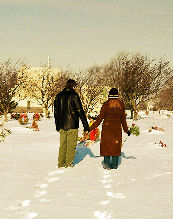 Winter Footprints at White Chapel
